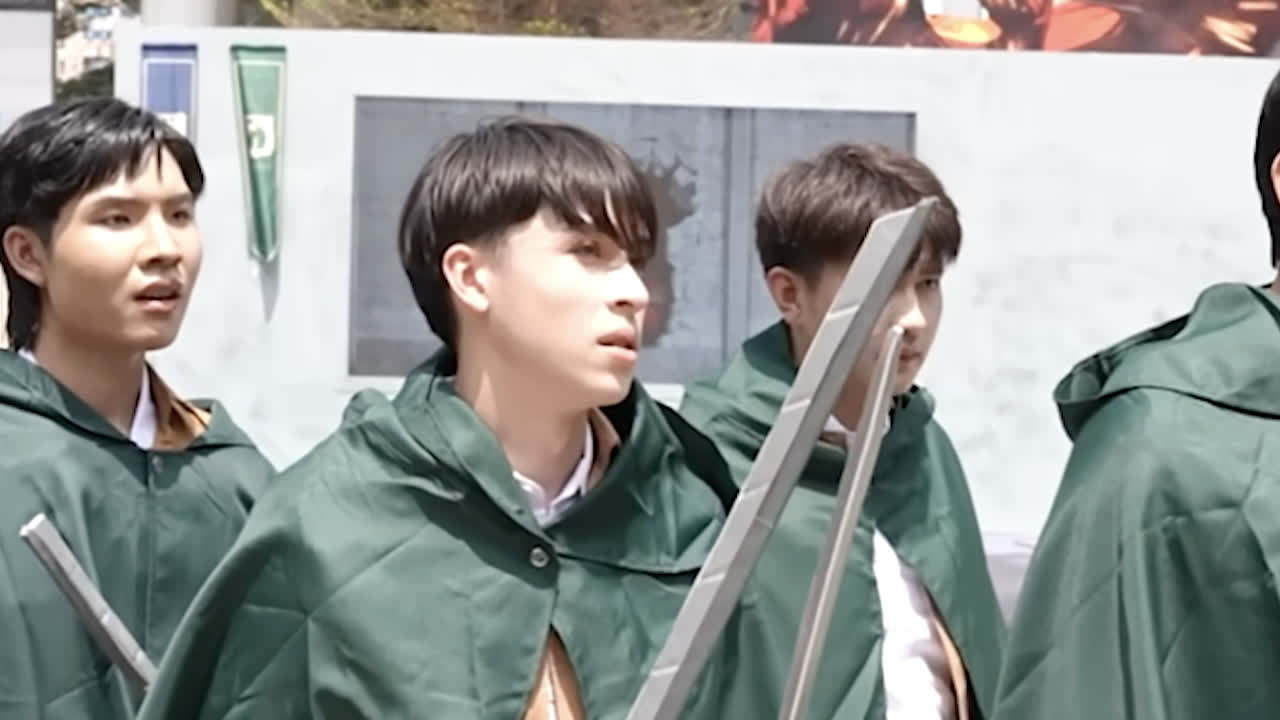 Jed Brown competing in SPD's Attack on Titan challenge